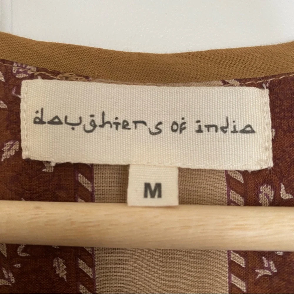 Daughters of India Aahna Dress ~ Walnut - Picture 10 of 11